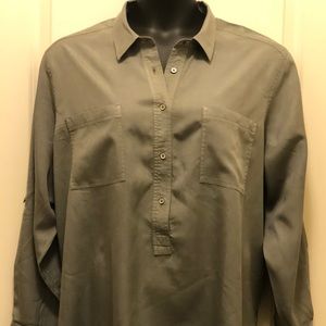 Beautiful Olive Green Button Down Shirt.